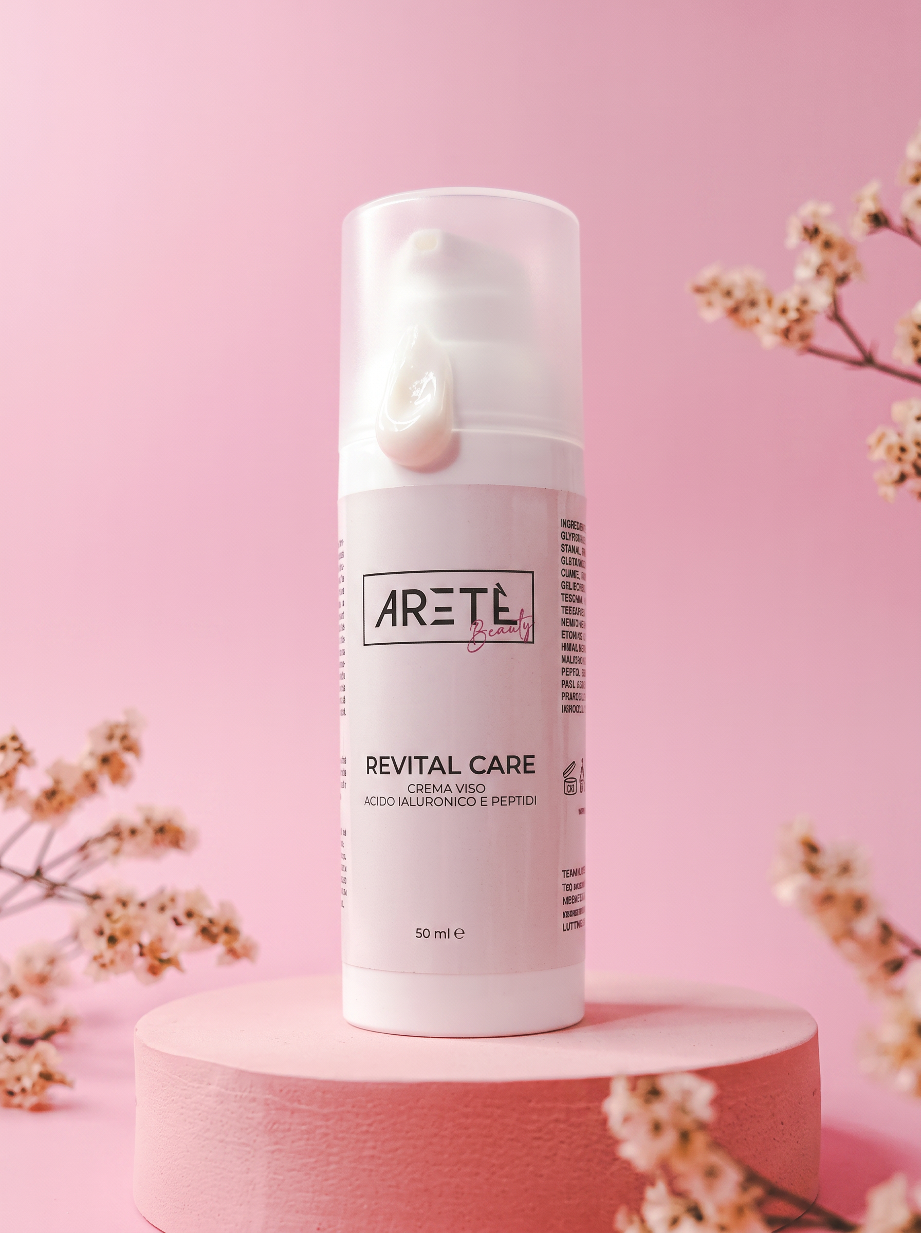 Revital Care – Crema Viso con Acido Ialuronico e Peptidi